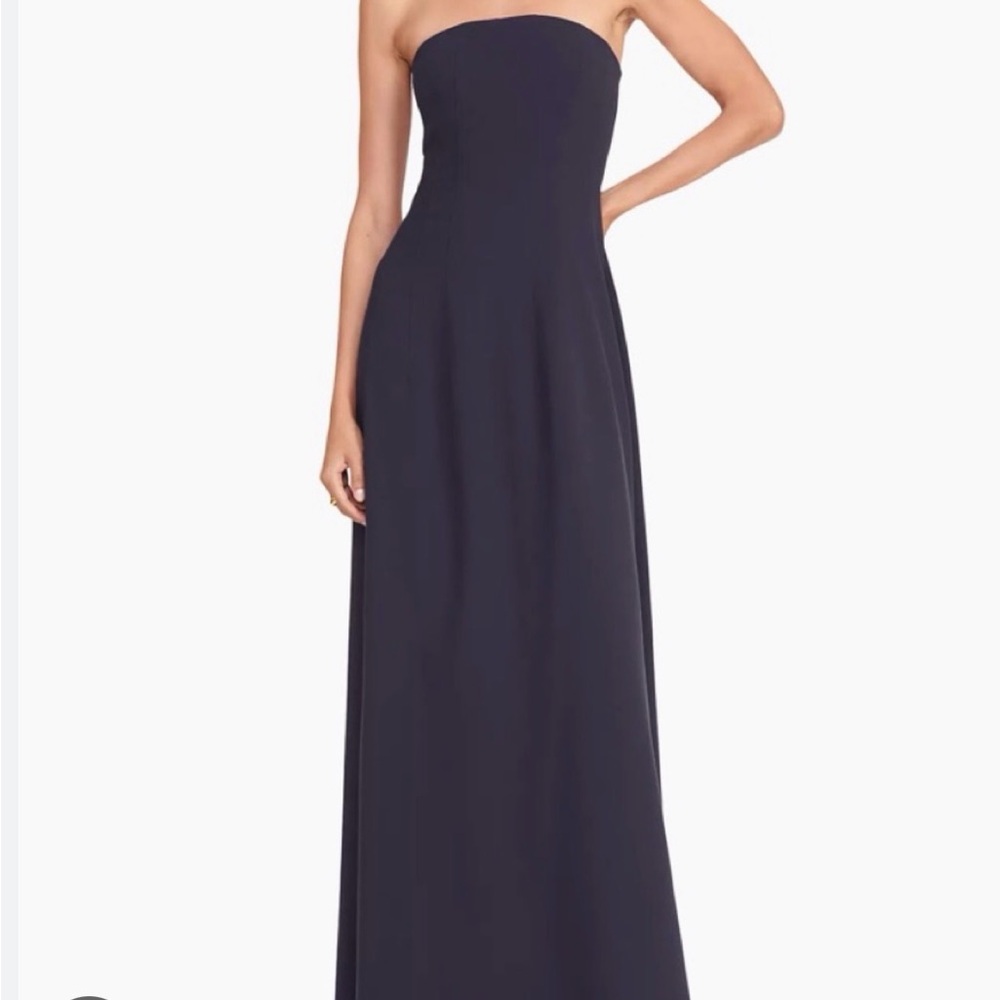 Staud Navy Benjamin Gown